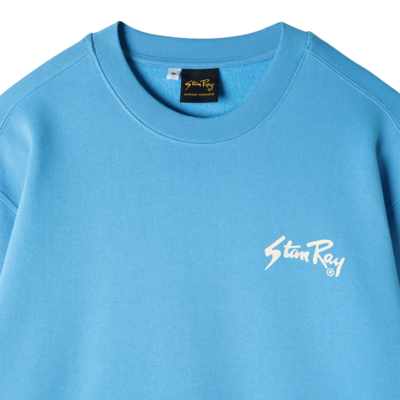 Stan Crew Sweatshirt Gulf Blue / Natural